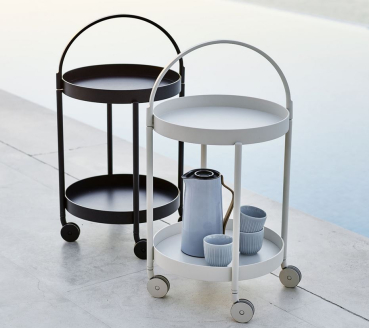 Preview: Cane-line Roll Barwagen Lava grey